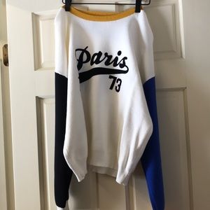 Paris Varsity Graphic Sweatshirt